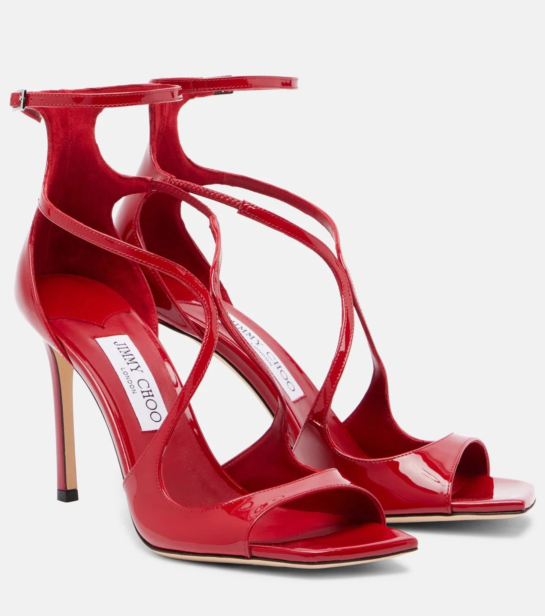 Jimmy Choo - Azia 95 patent leather sandals