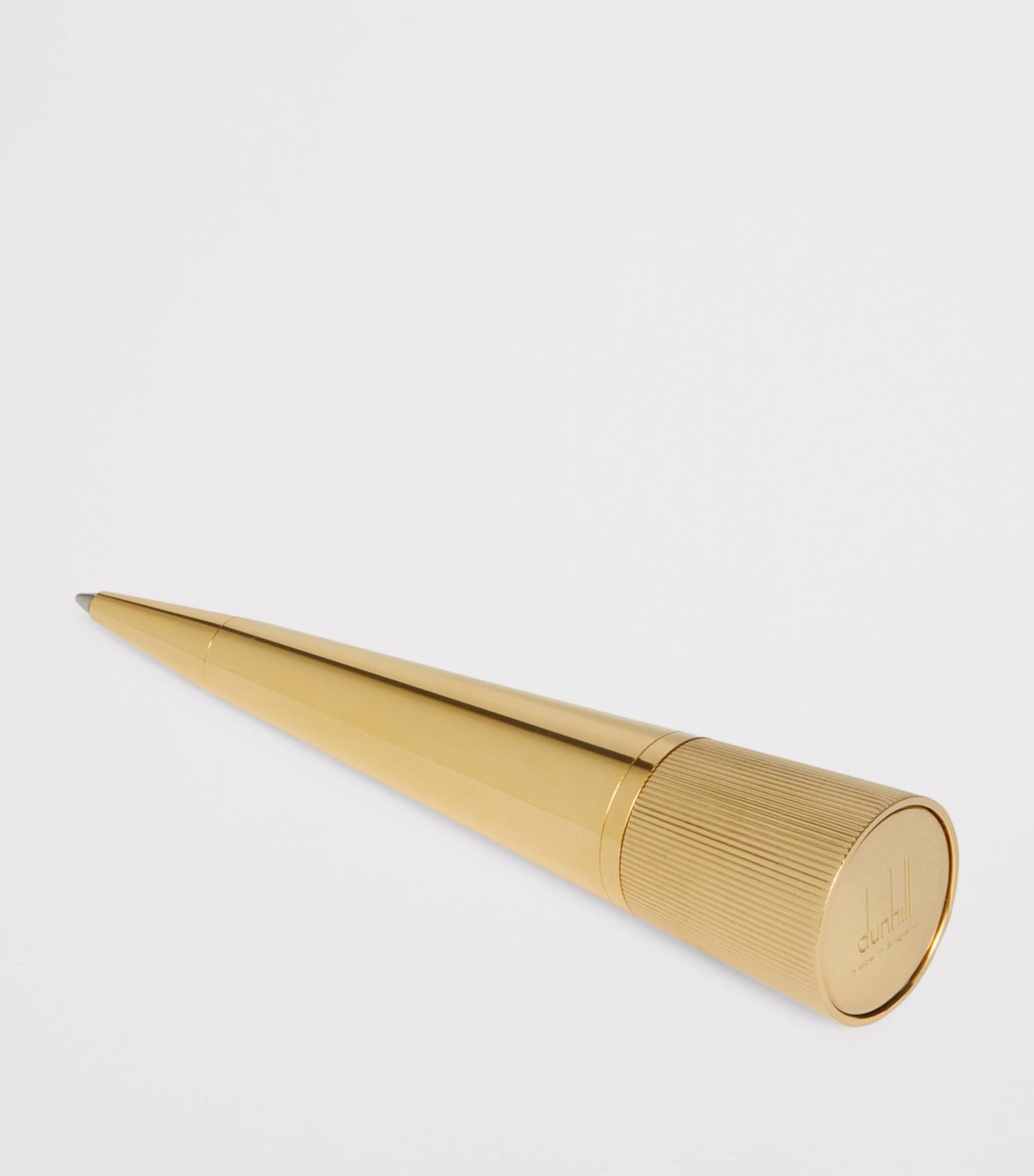 Dunhill Gold-Plated Brass Conical Pen