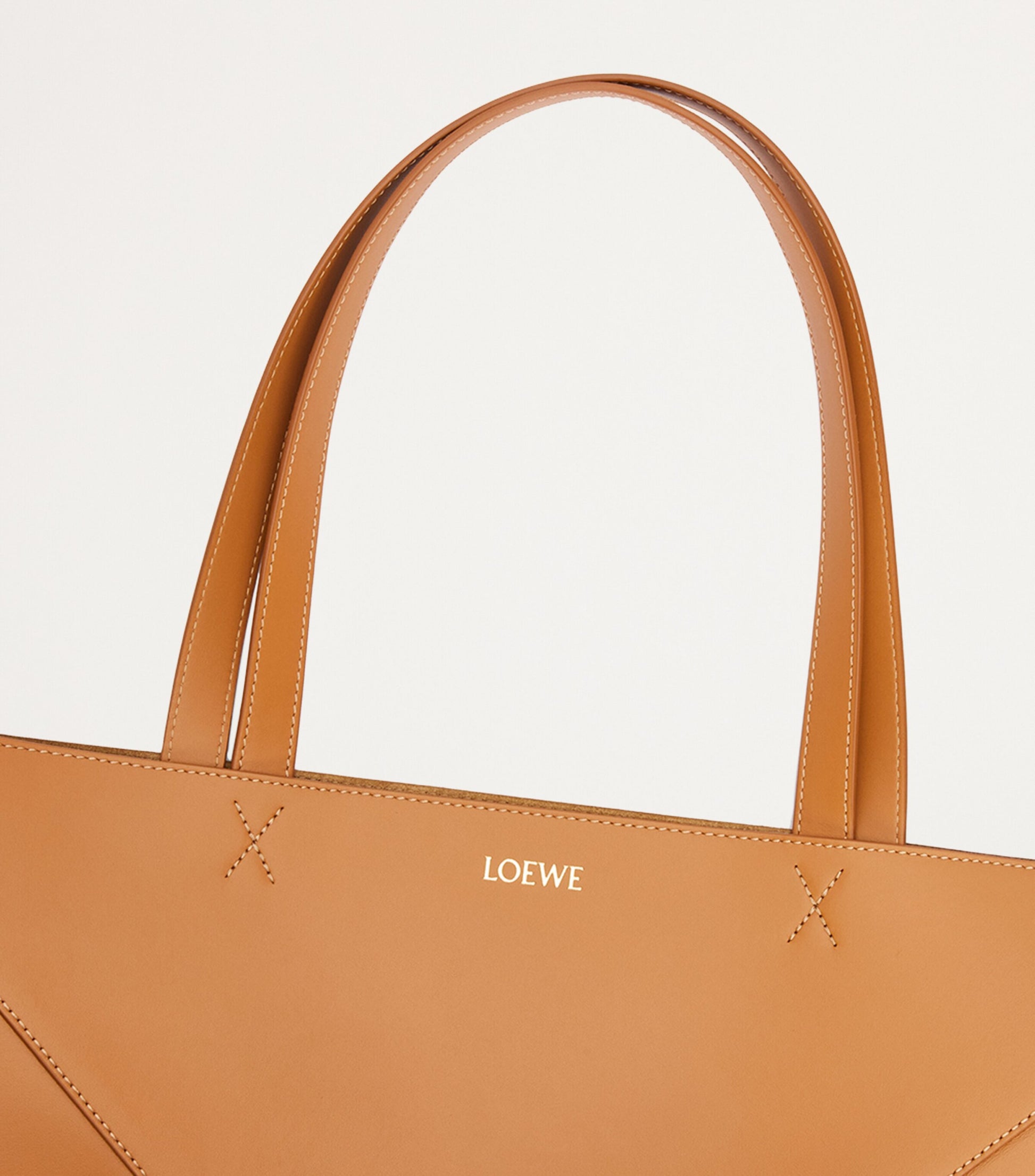 LOEWE XL Leather Puzzle Fold Tote Bag