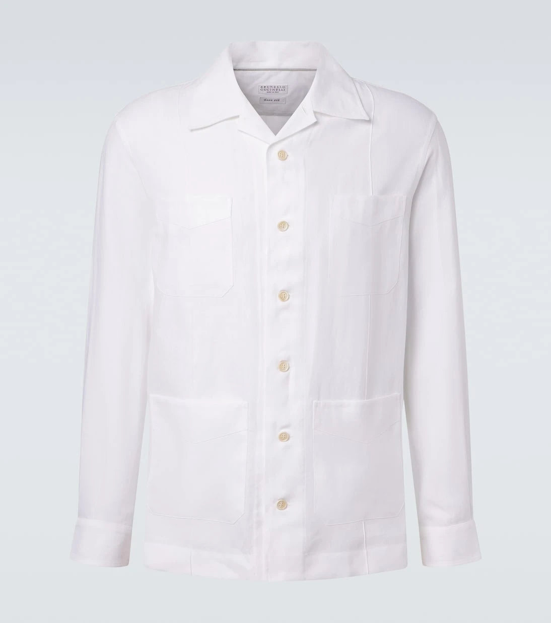 Brunello Cucinelli - Hemp, linen, and cotton shirt