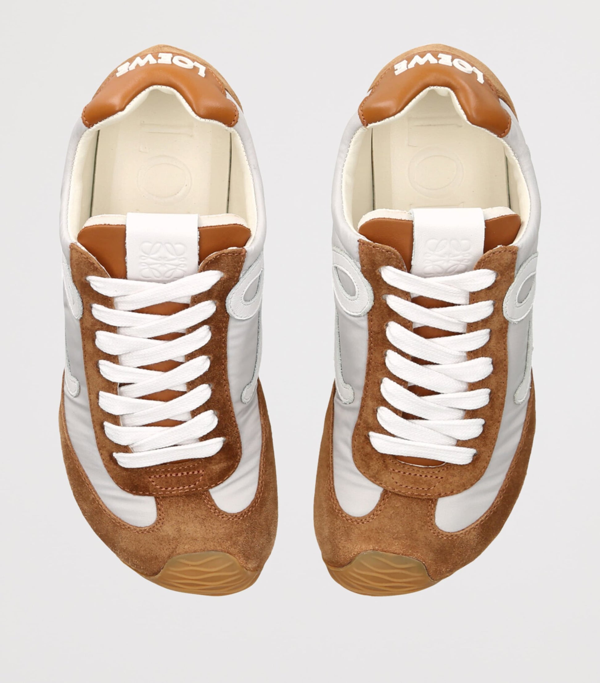 Beige Leather Ballet Runner 2.0 Sneakers