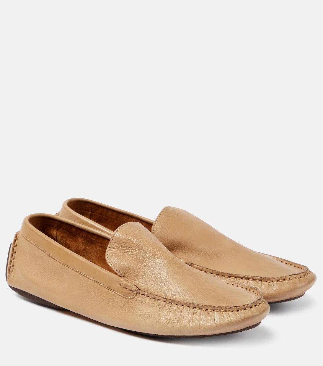 The Row - Lucca leather loafers