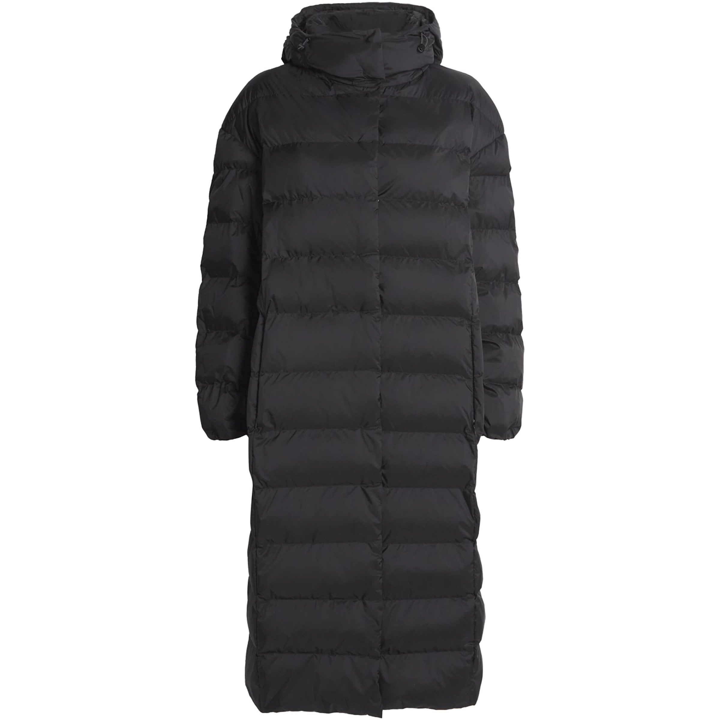 Black Quilted Carioca Puffer Coat