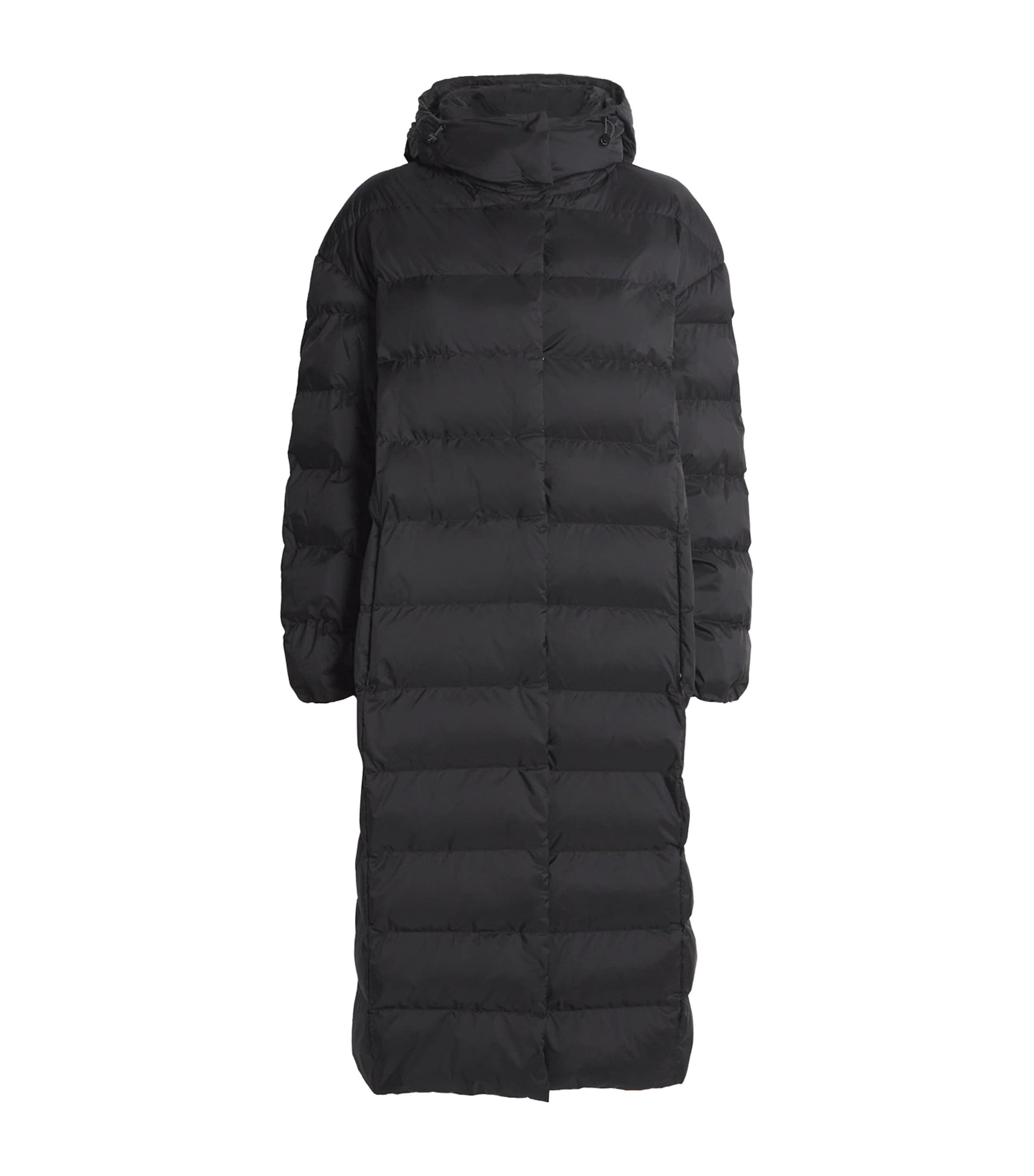 Black Quilted Carioca Puffer Coat