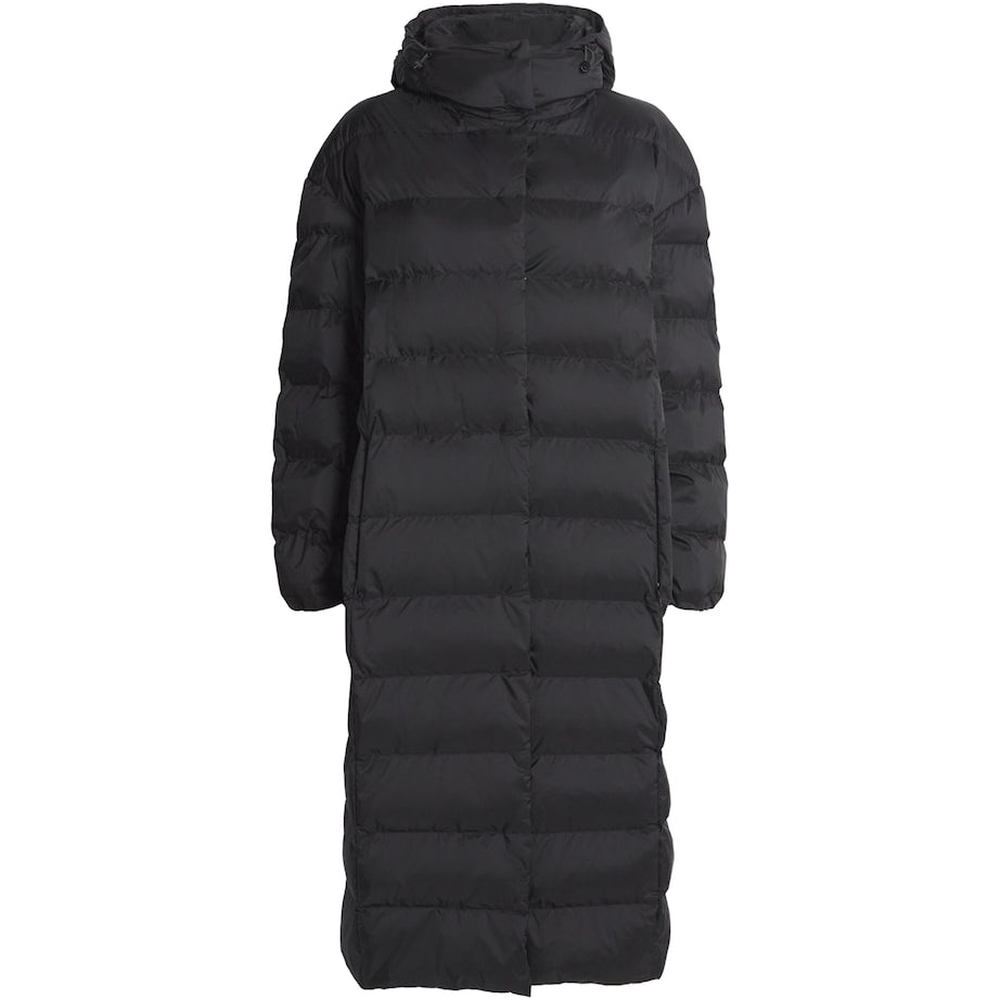 Black Quilted Carioca Puffer Coat