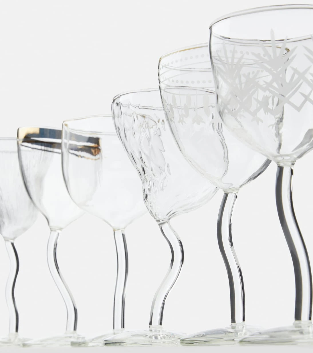 Seletti - x Diesel Living Classics on Acid Greca wine glass