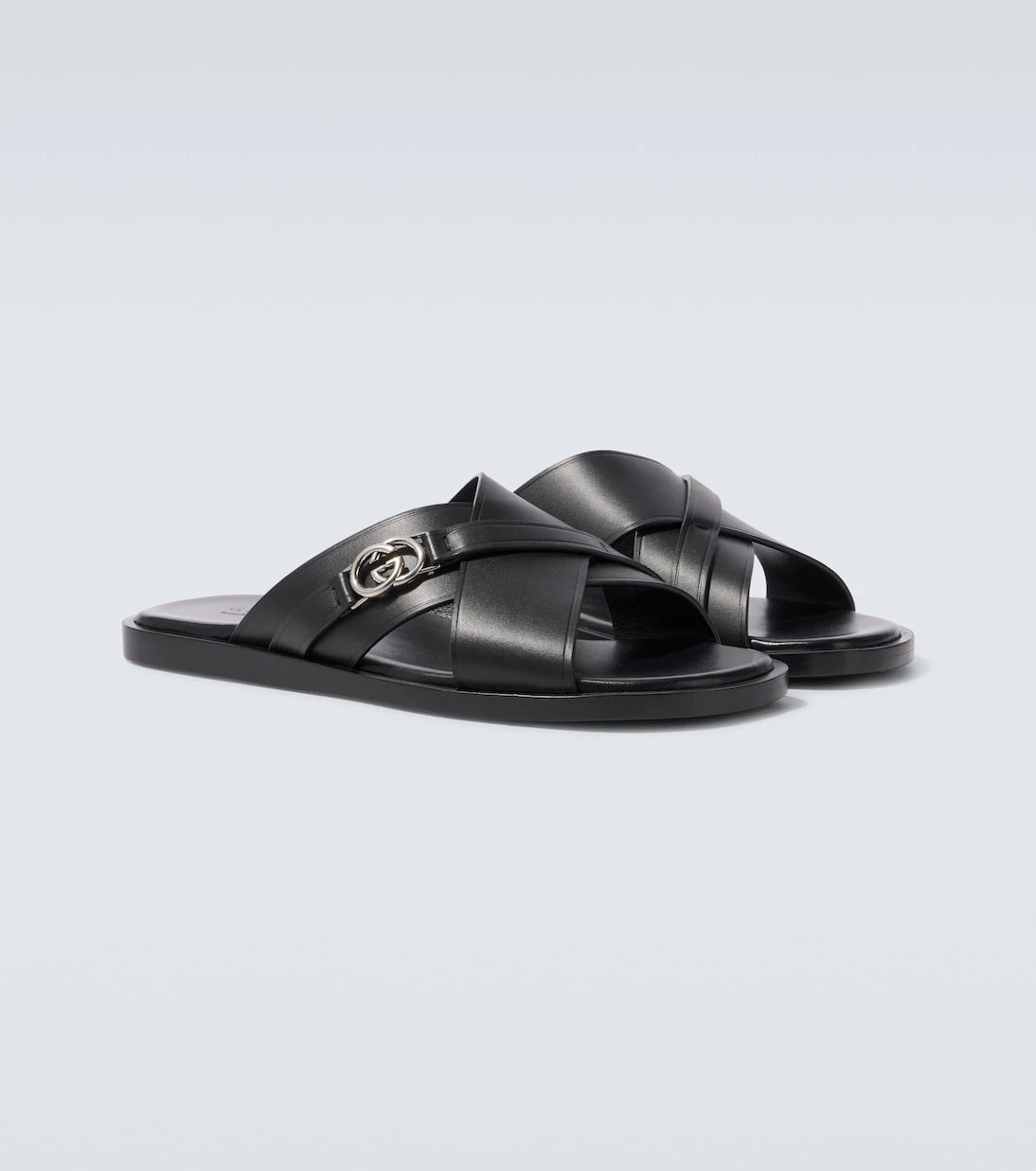 Gucci - Leather slides
