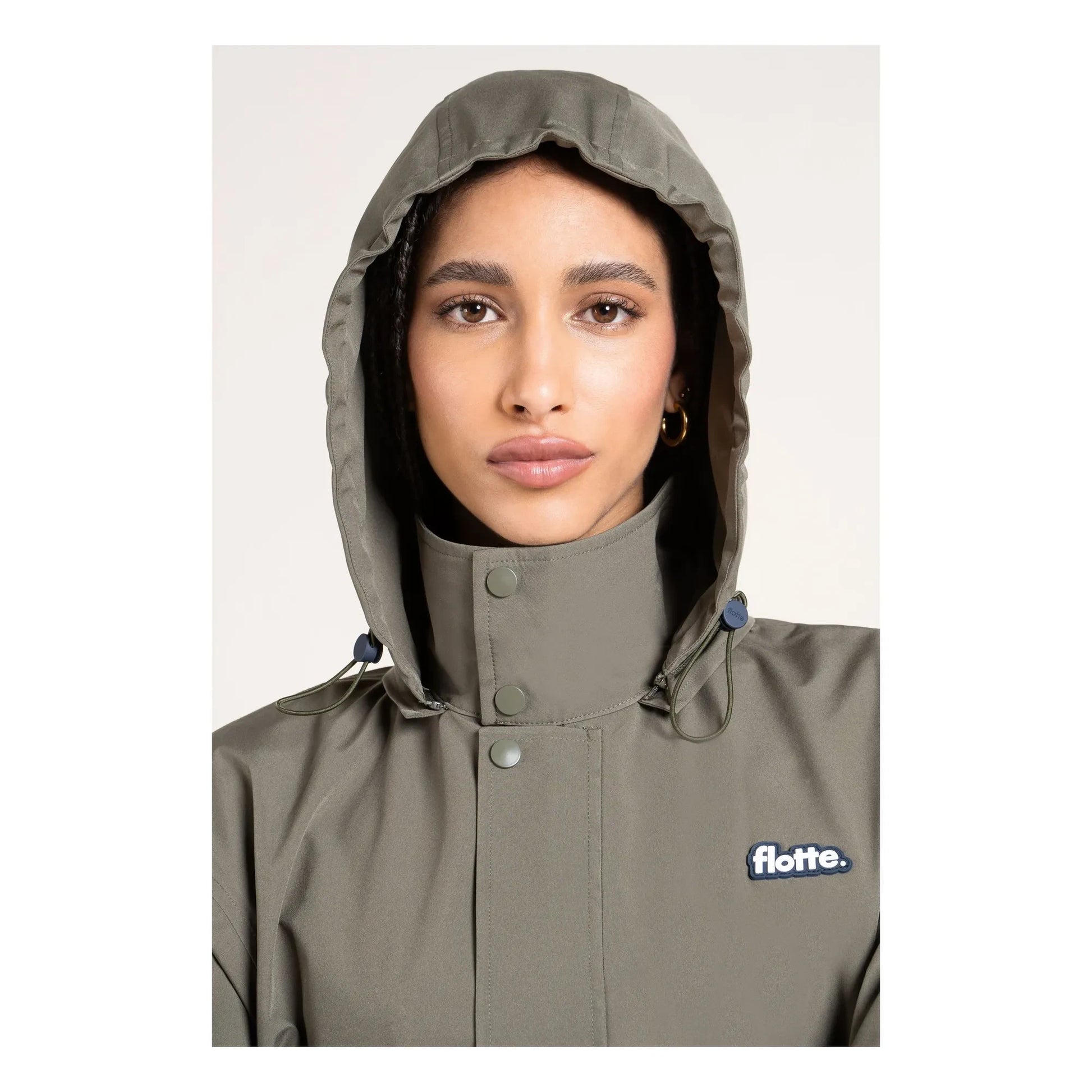Flotte - Solférino waterproof jacket | Khaki