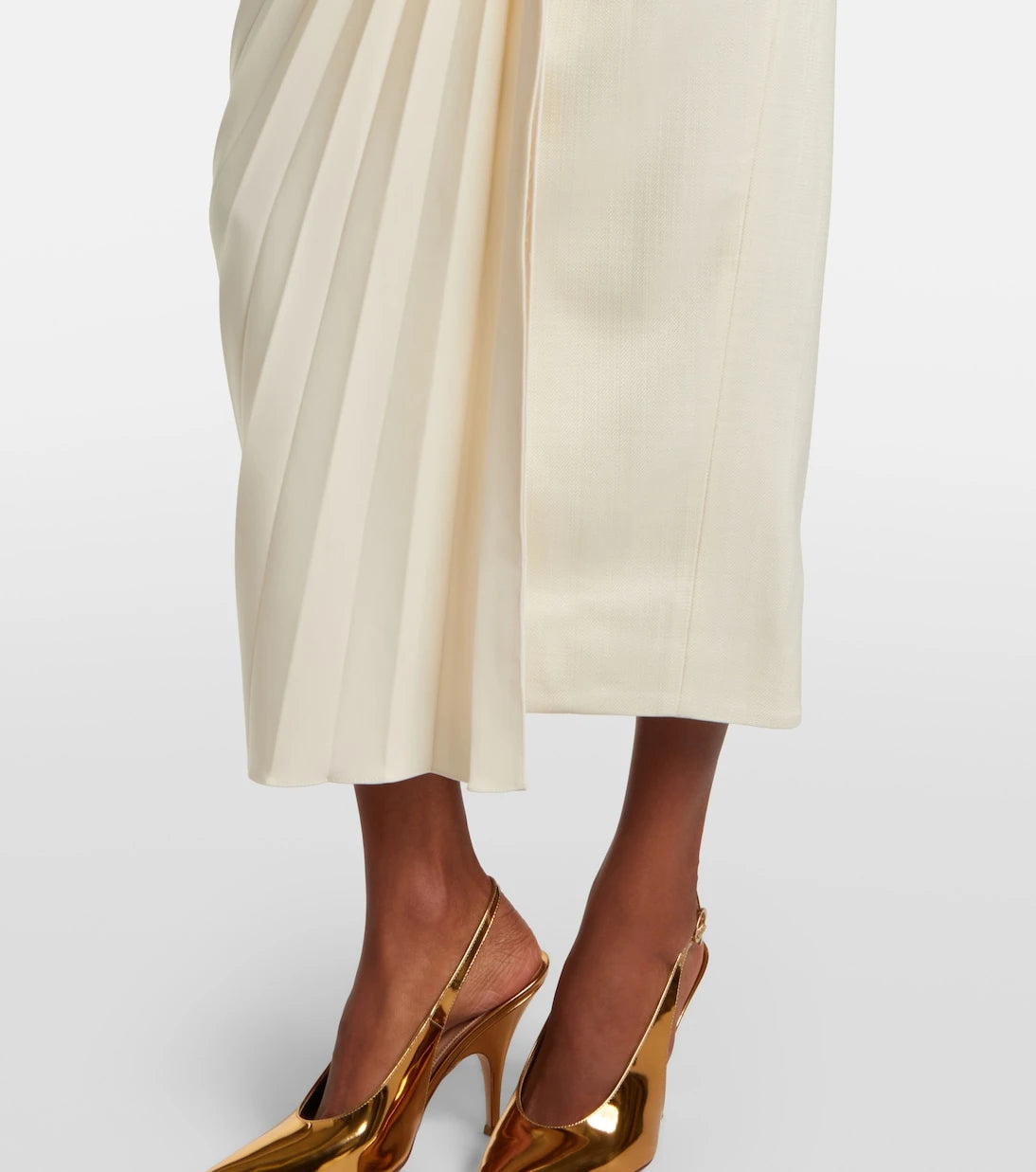 Roberto Cavalli - Pleated midi skirt