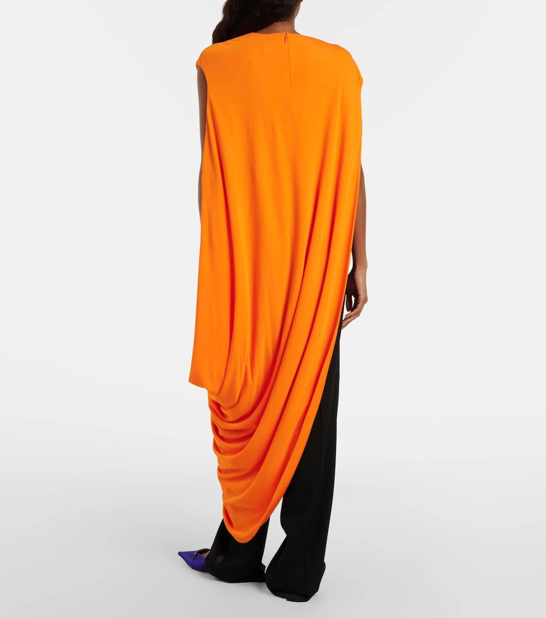 Tom Ford - Asymmetric draped crêpe jersey top