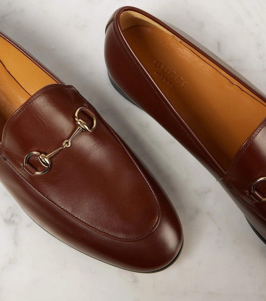 Gucci - Jordaan Horsebit leather loafers