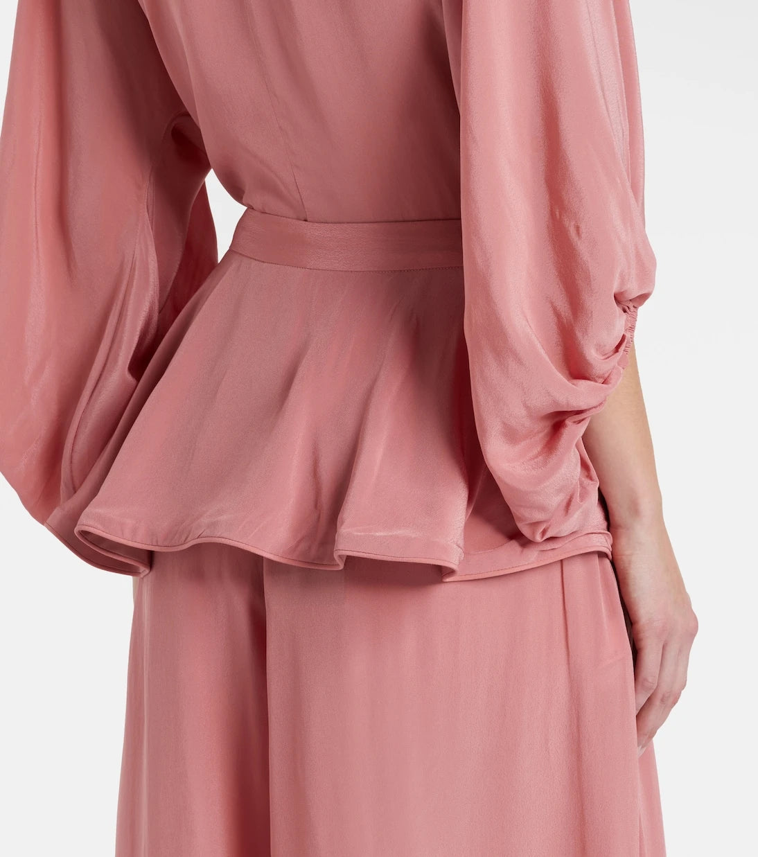 Adriana Degreas - Solid Peplum balloon pants