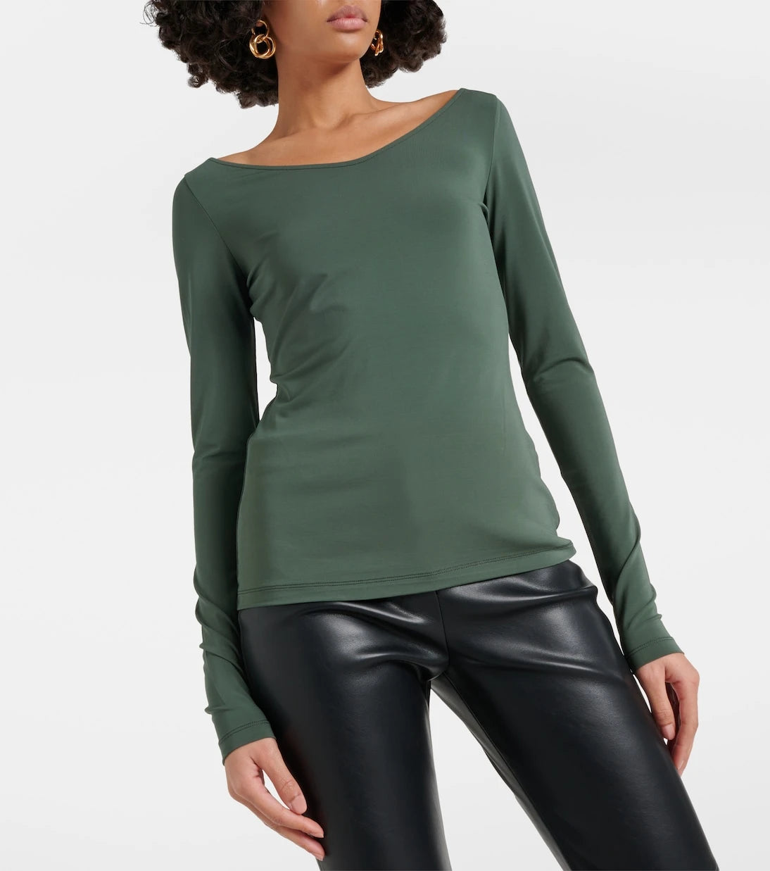 Max Mara - Ragazza jersey crêpe top