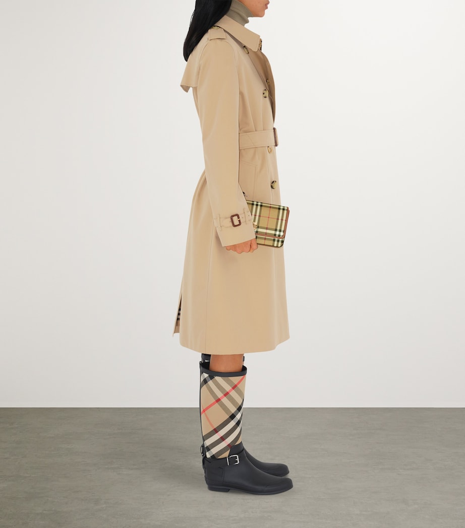 Beige Check Hampshire Cross-Body Bag