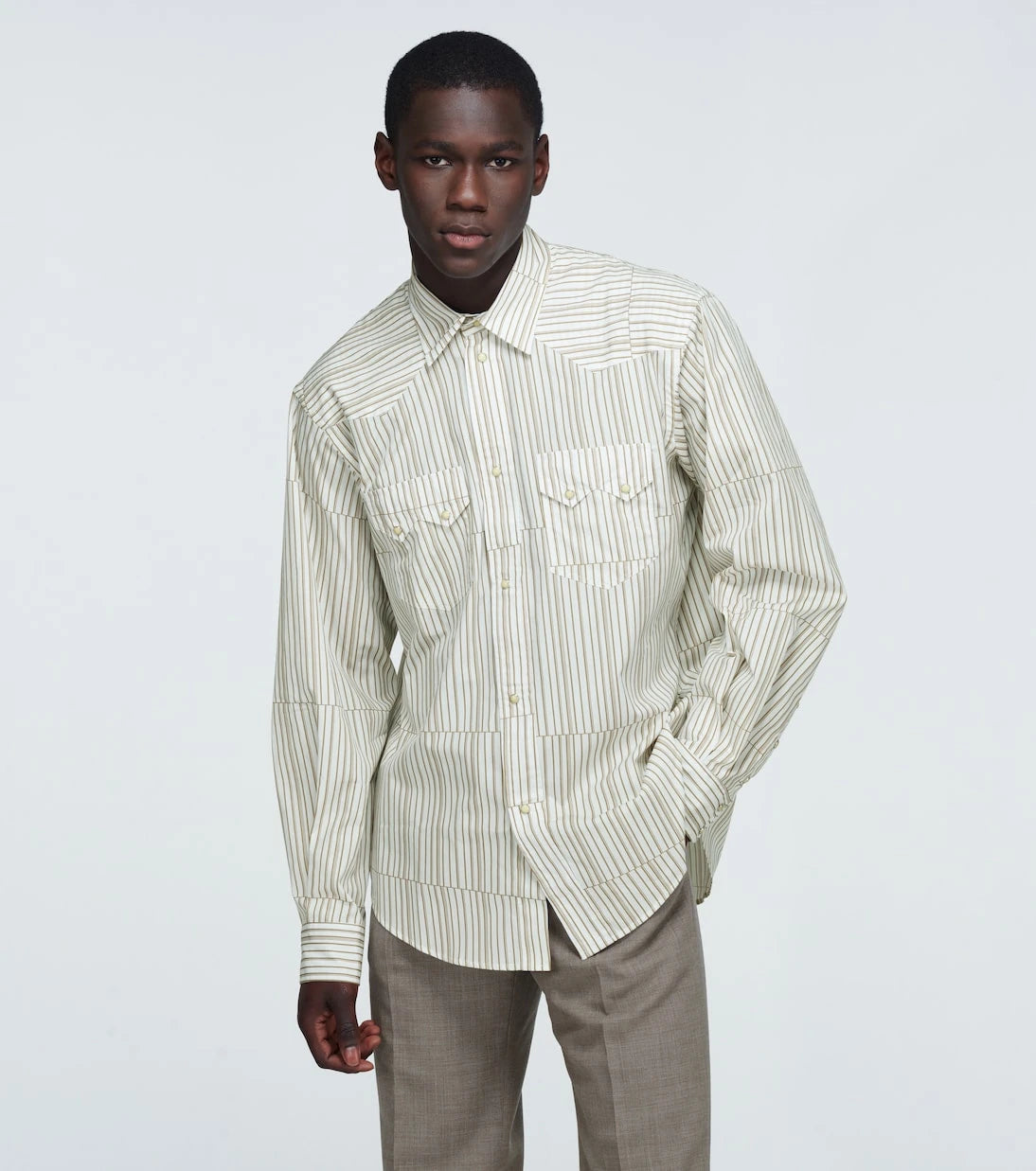 Phipps - Rockhound Tectonic stripe shirt