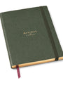 Grained Leather Bound A5 Notebook