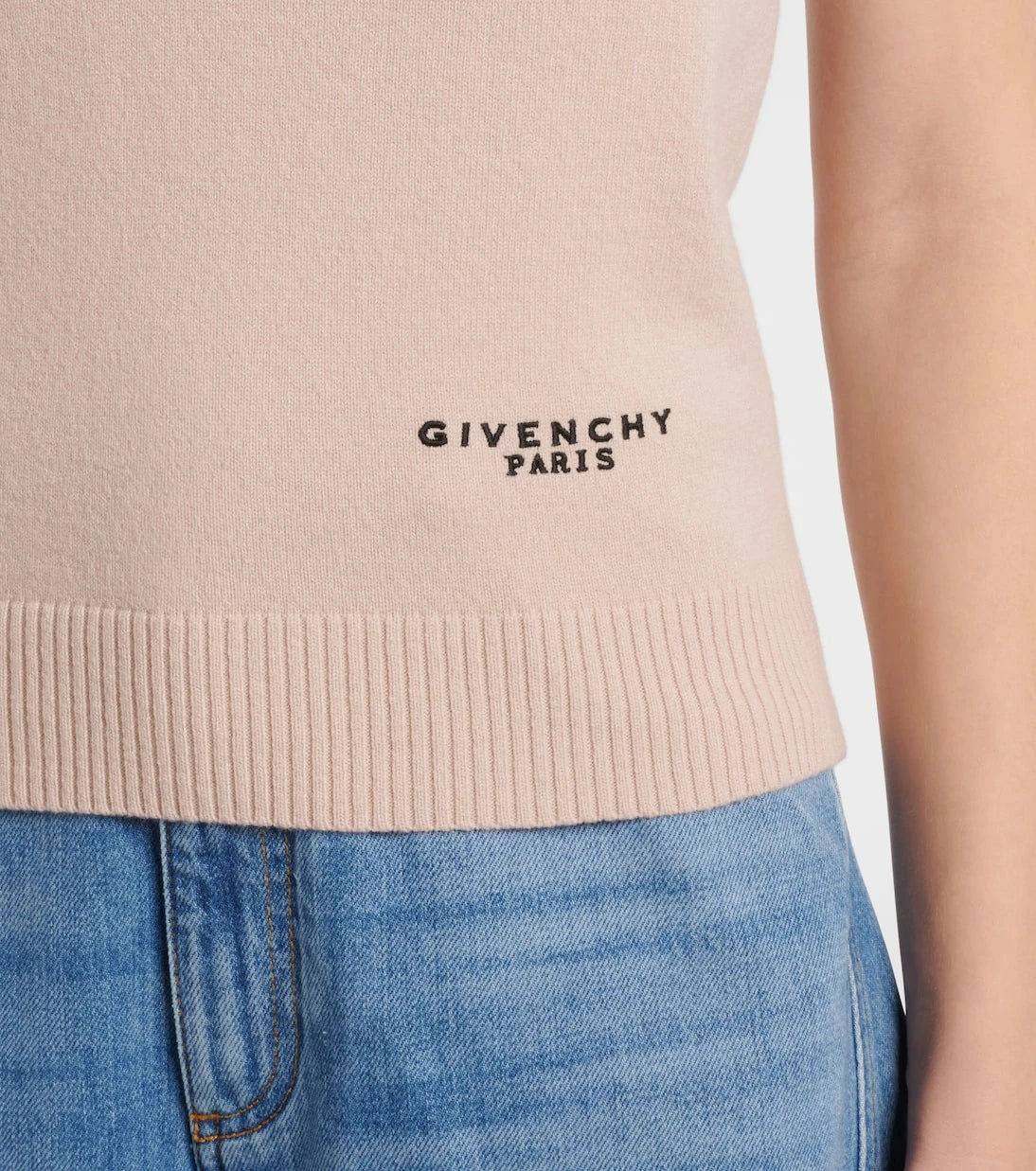 Givenchy - Logo wool and cashmere tank top