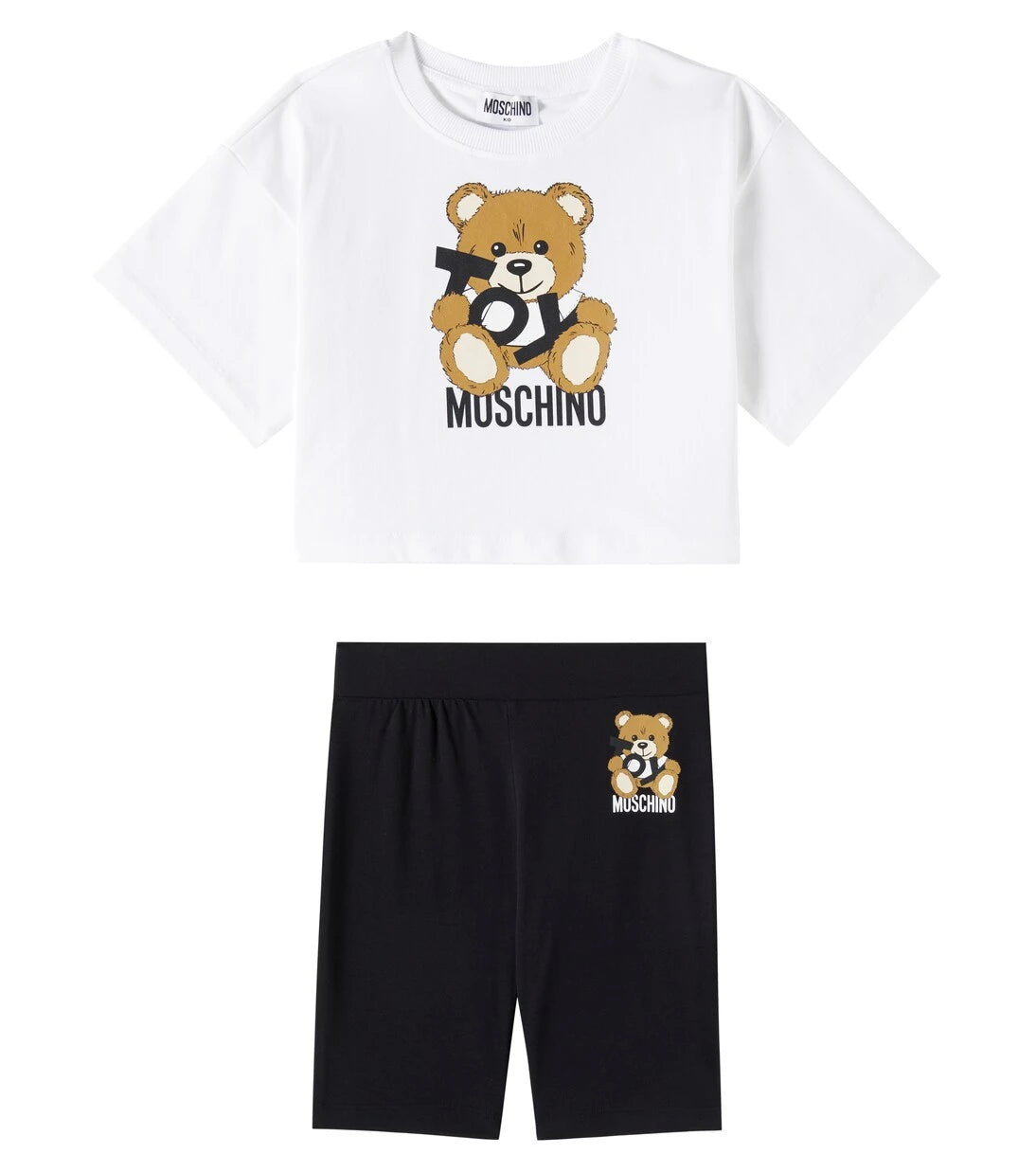 Moschino Kids - Cotton-blend top and shorts set