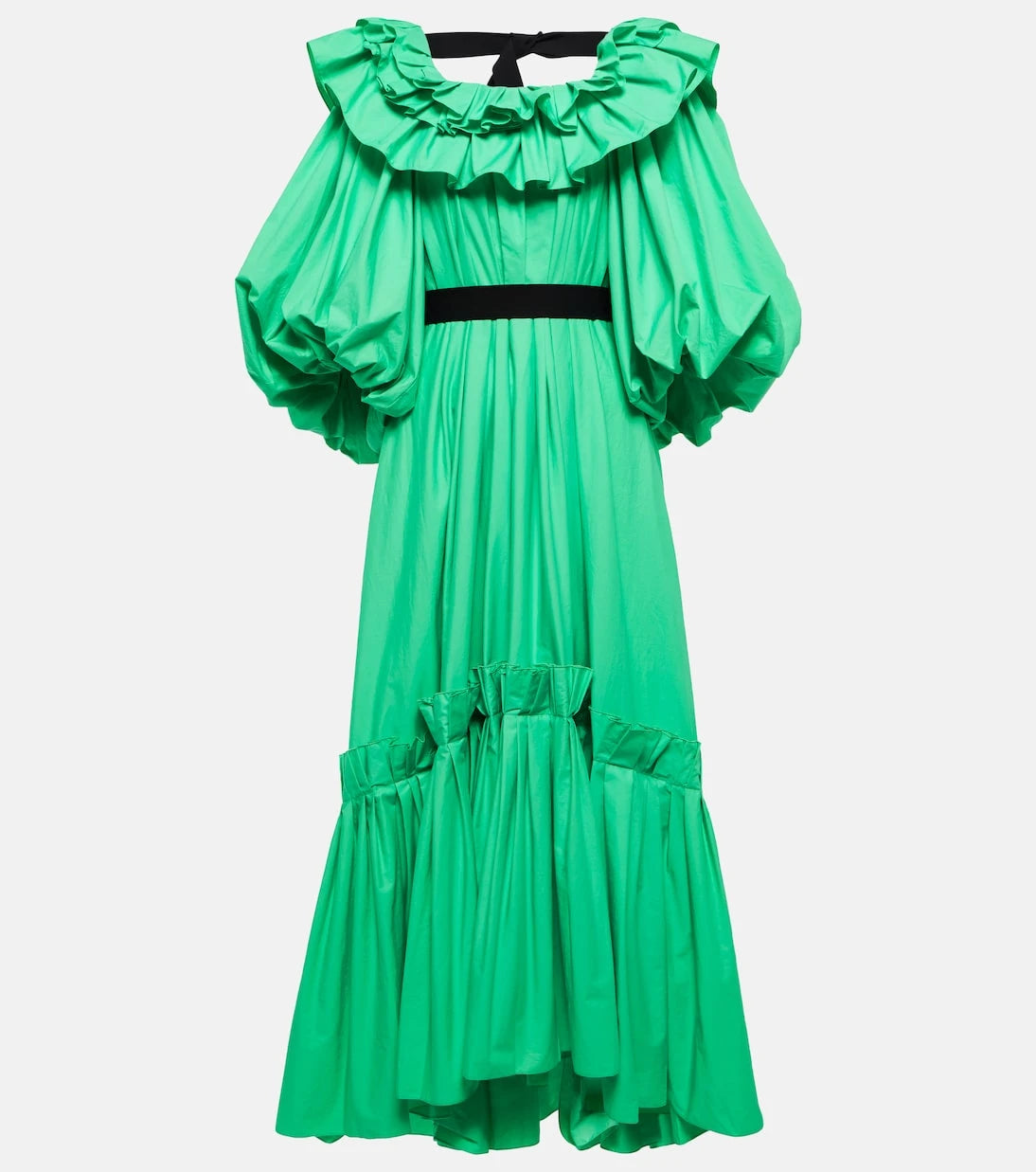 Roksanda - Zahara pleated cotton maxi dress