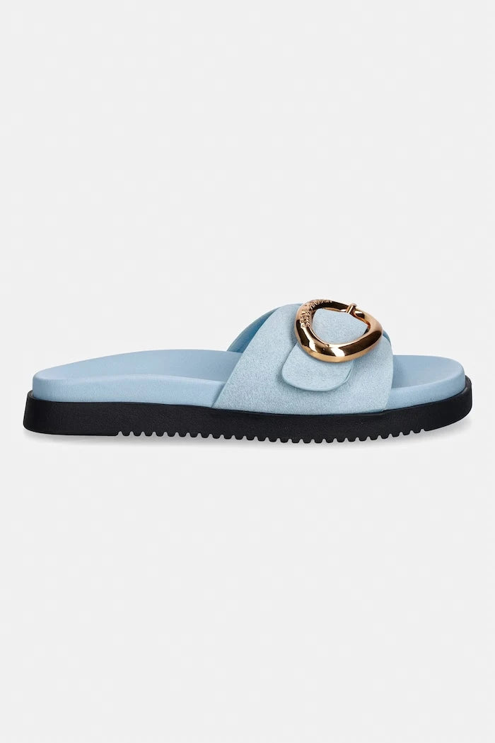 Steve Madden açık burunlu kadın süet terlik Mistify