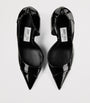 Jimmy Choo Black Brigitte 100 Patent Leather Pumps
