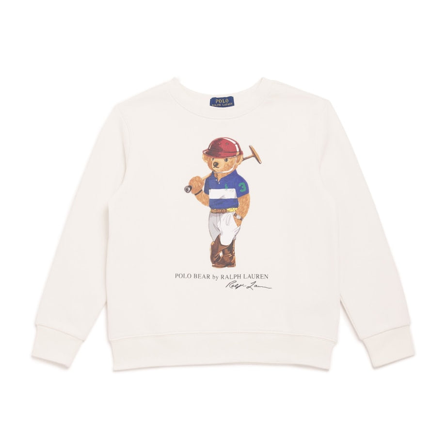 Ralph Lauren Kids Cotton Polo Bear Sweatshirt (6-14 Years)