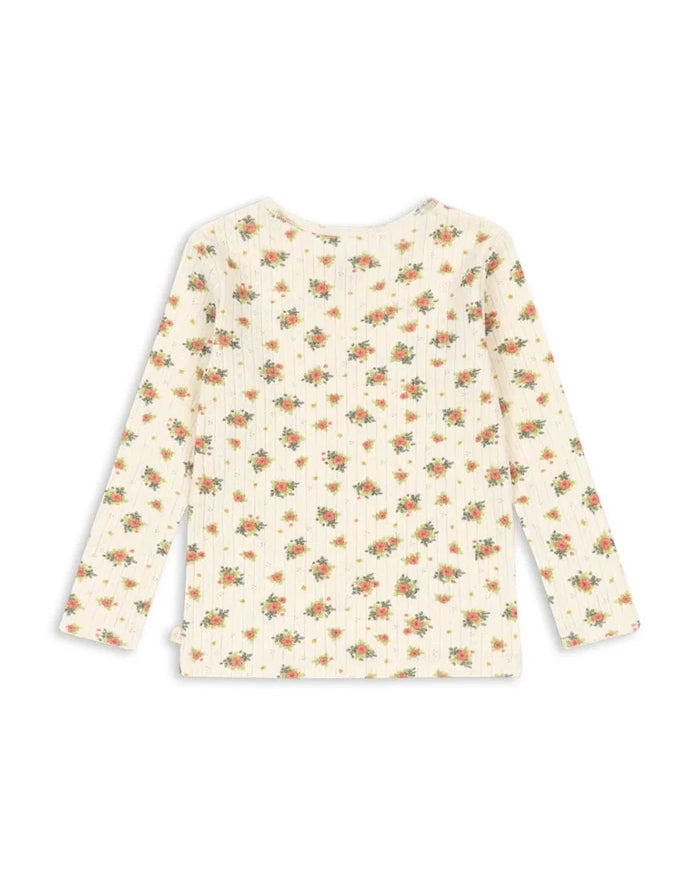 Konges Sløjd uzun kollu çocuk pamuk bluz MINNIE BLOUSE GOTS