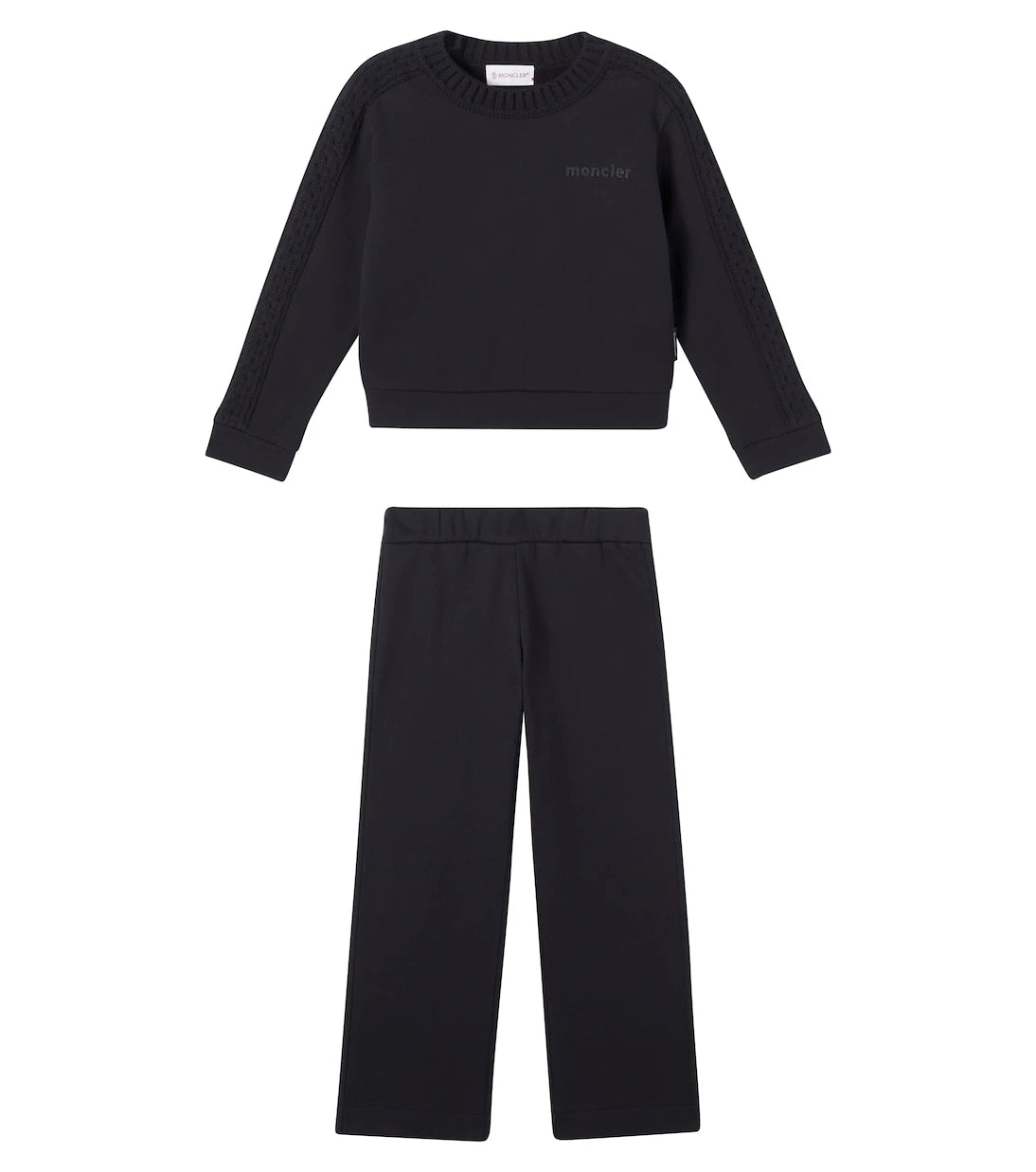 Moncler Enfant - Cotton sweatshirt and sweatpants set
