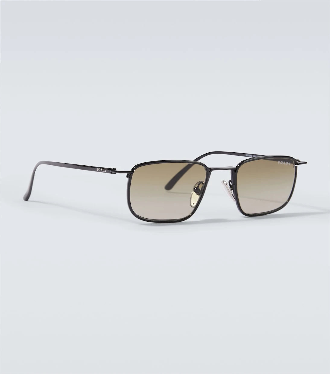 Prada - Logo rectangular sunglasses