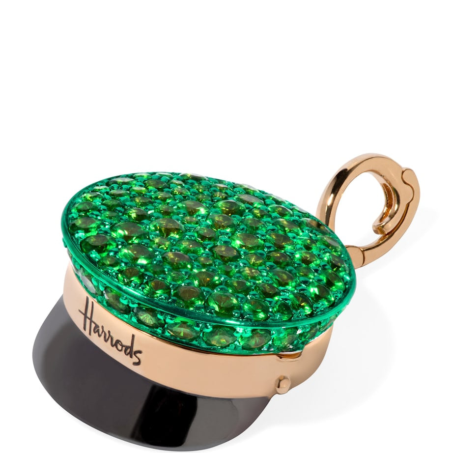 Annoushka x Harrods Yellow Gold and Tsavorite My Life In Charms Doorman's Cap Locket Charm