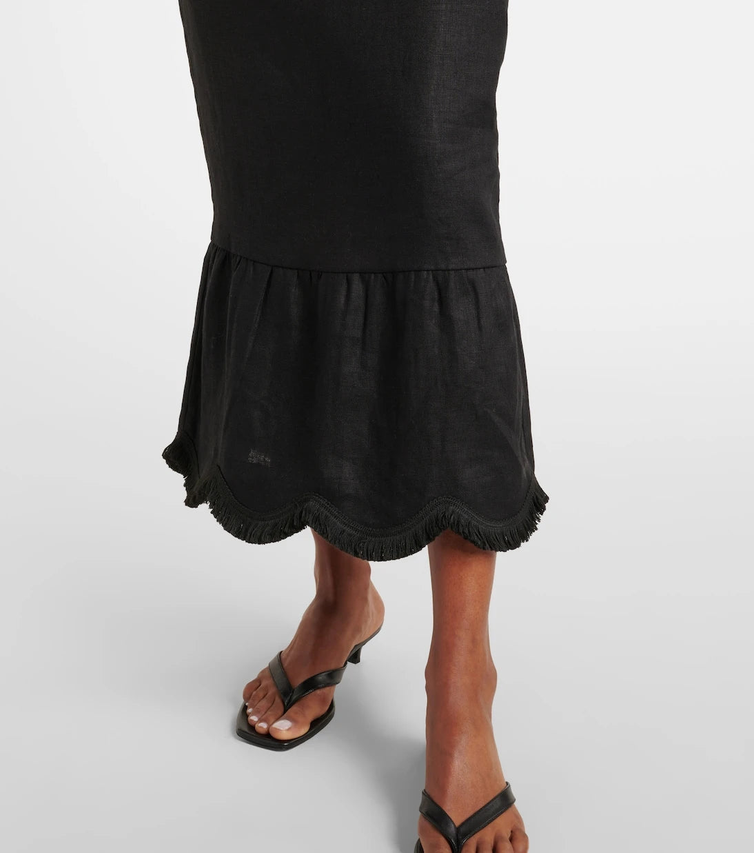 Posse - Essie strapless linen gown