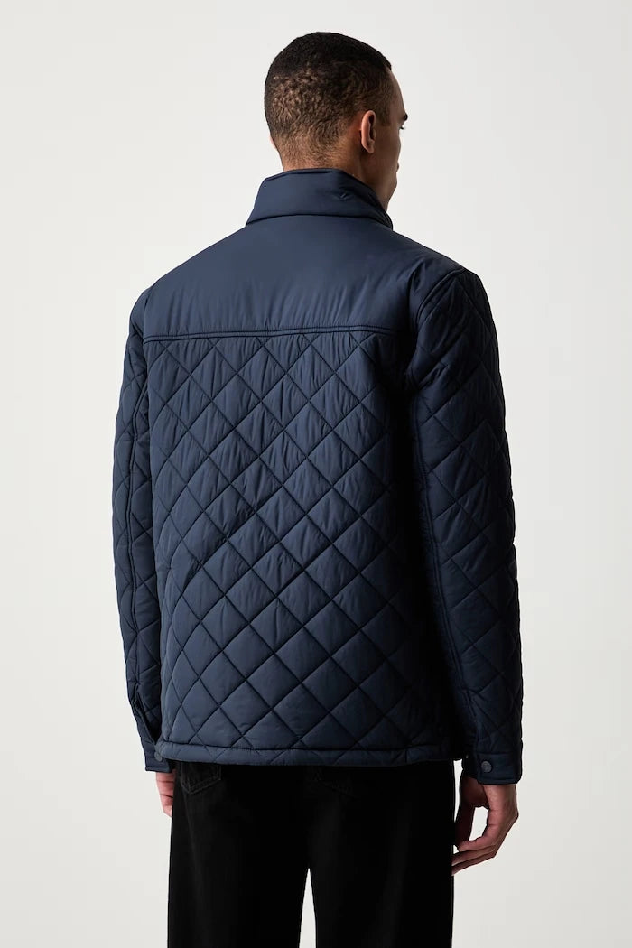 U.S. Polo Assn. Erkek DIAMOND QUILTED FUNNEL Ceket
