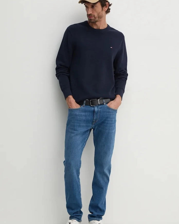 Tommy Hilfiger erkek pamuklu kazak