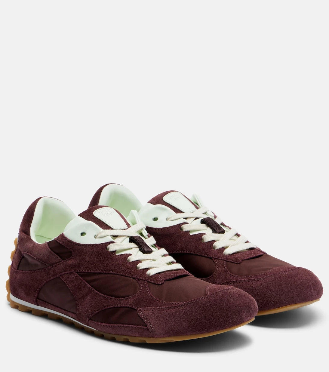 Bottega Veneta - Orbit Flash suede-trimmed sneakers