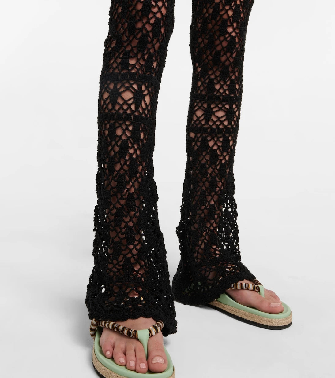 Anna Kosturova - Bianca crocheted cotton pants