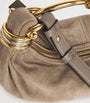 Chloé Grey Mini Suede Bracelet Hobo Bag