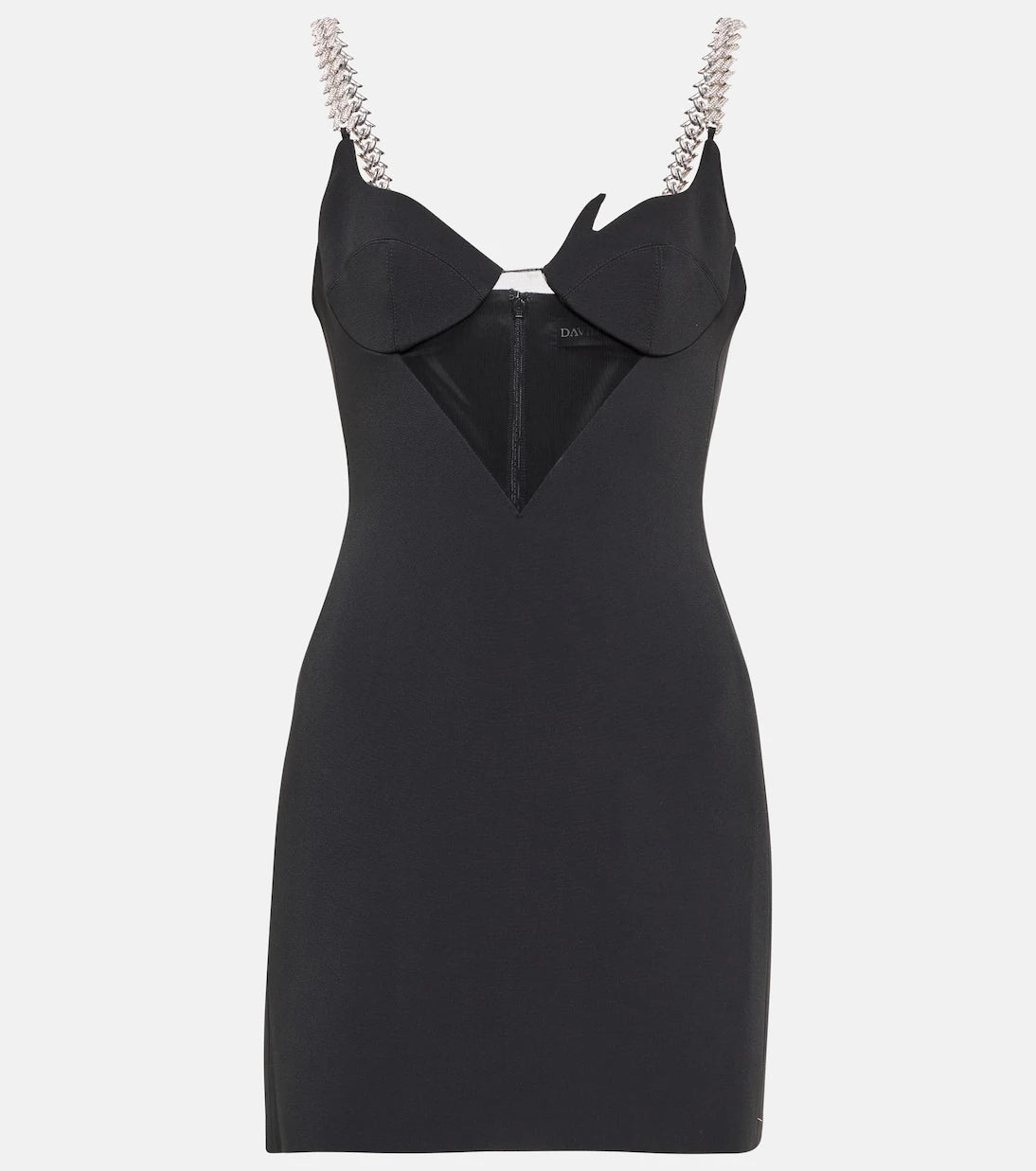David Koma - Mesh-panel embellished minidress