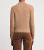 Wool-Cashmere Cable-Knit Sweater