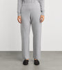 Falke Grey Cashmere Straight Trousers
