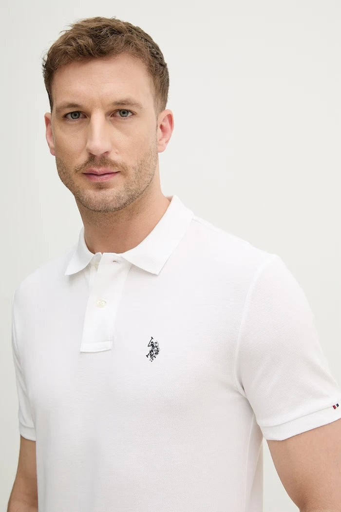 U.S. Polo Assn. Erkek Pamuklu Polo Tişört DHM PIQUE