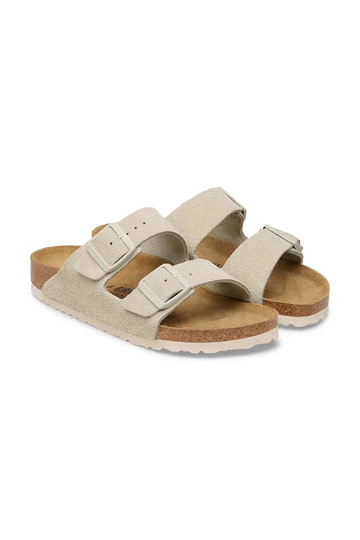 Birkenstock чехли от велур Arizona