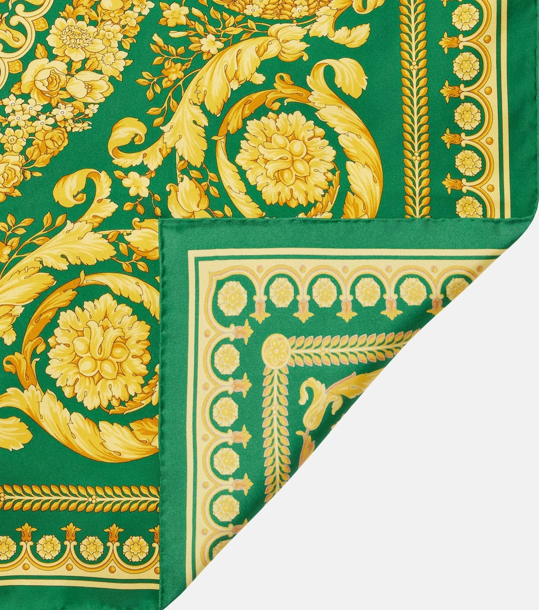 Versace - Barocco silk twill scarf
