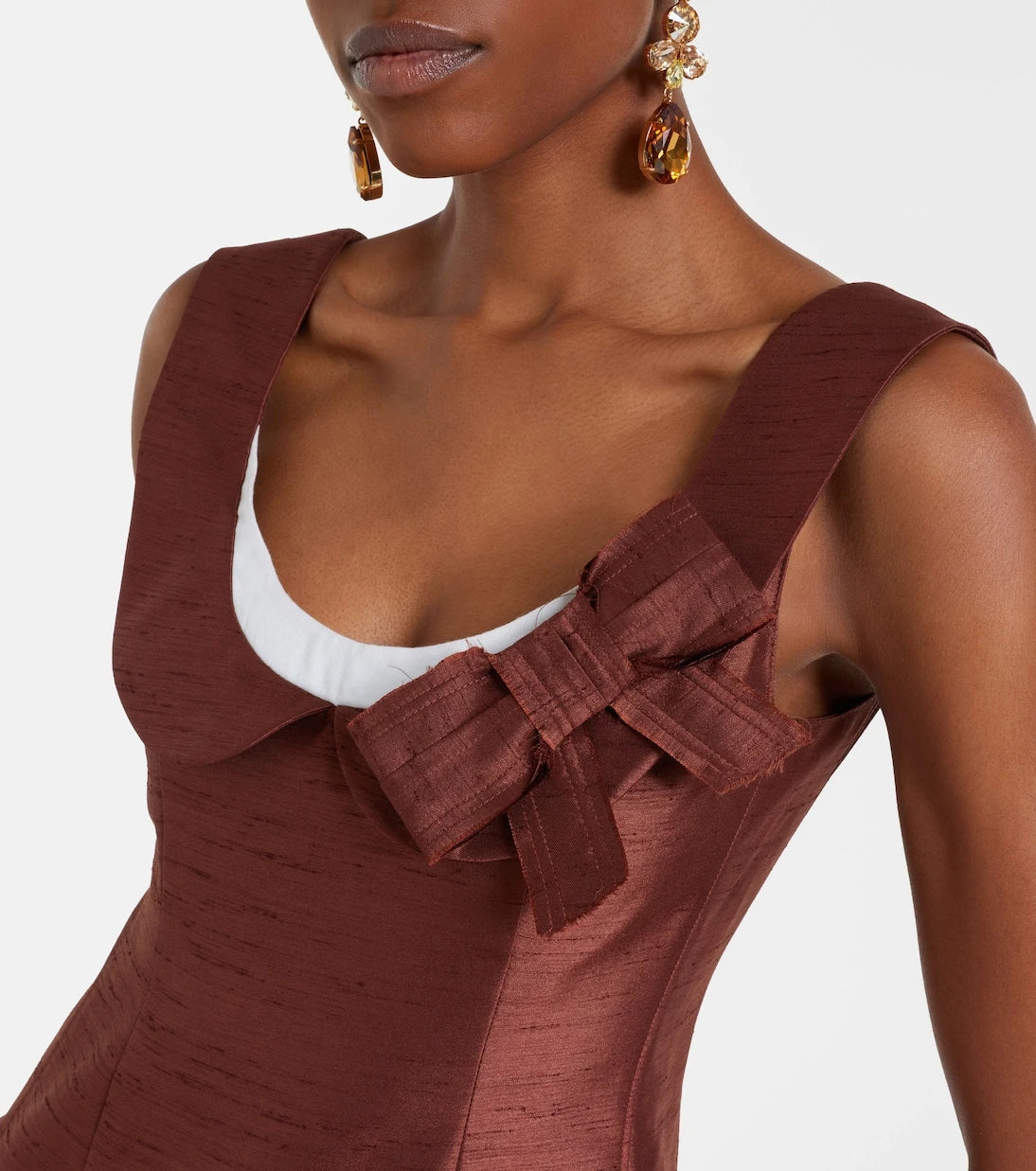 Shushu/Tong - Bow-detail mini dress