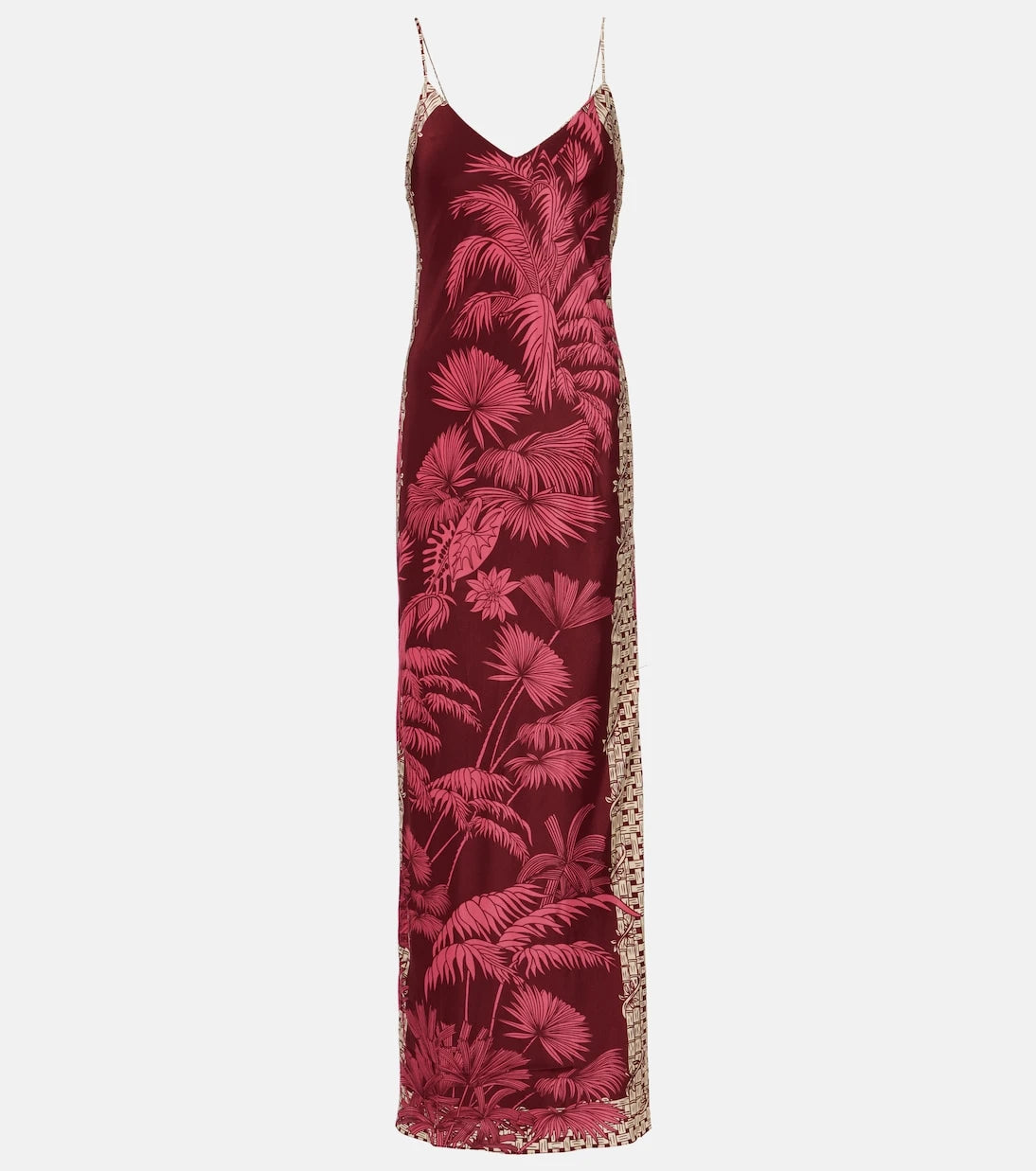 Johanna Ortiz - Printed silk slip dress