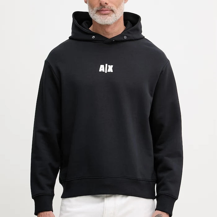 Armani Exchange Erkek Pamuklu Kapüşonlu Sweatshirt