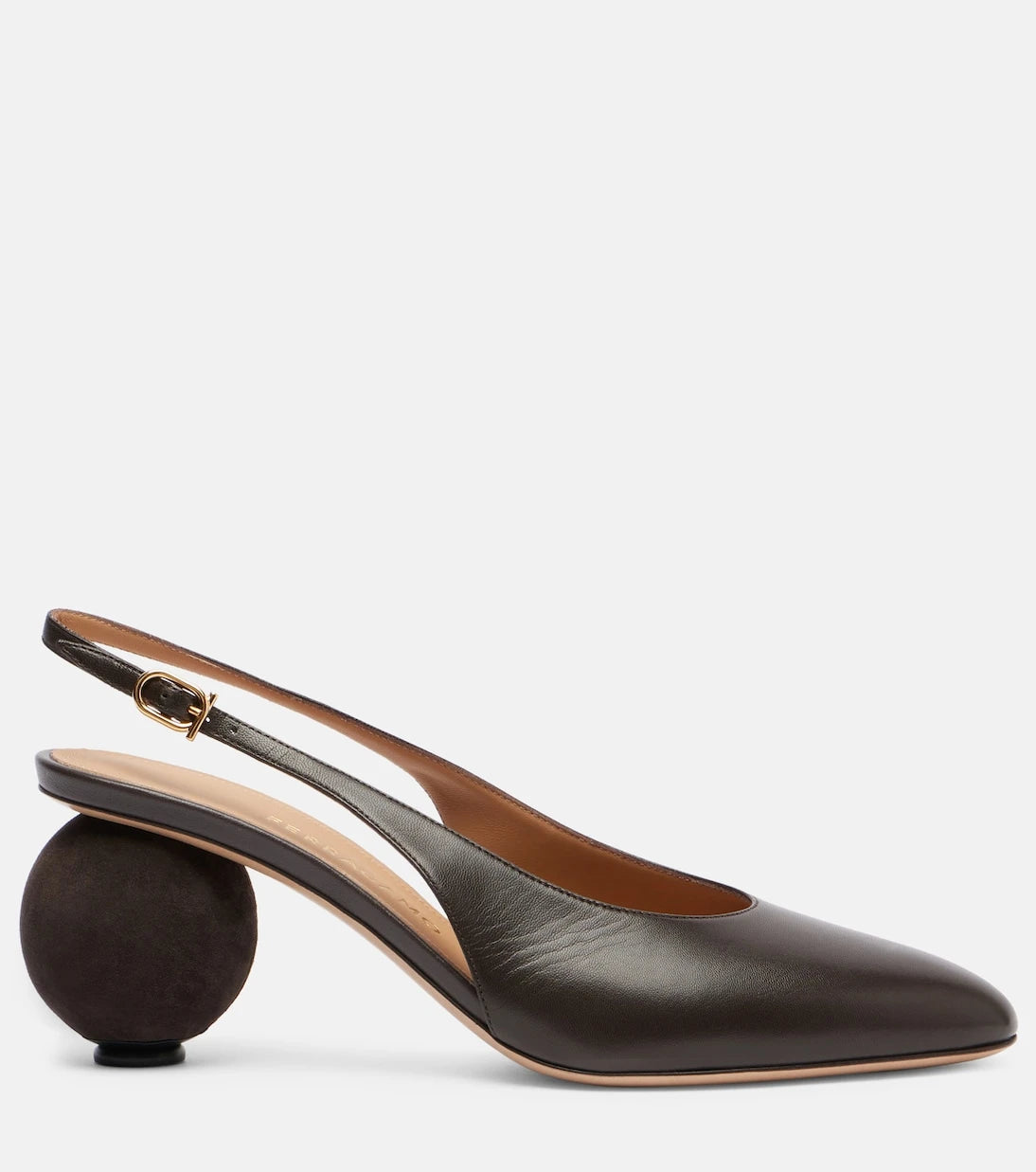 Ferragamo - Tessie 70 leather slingback pumps