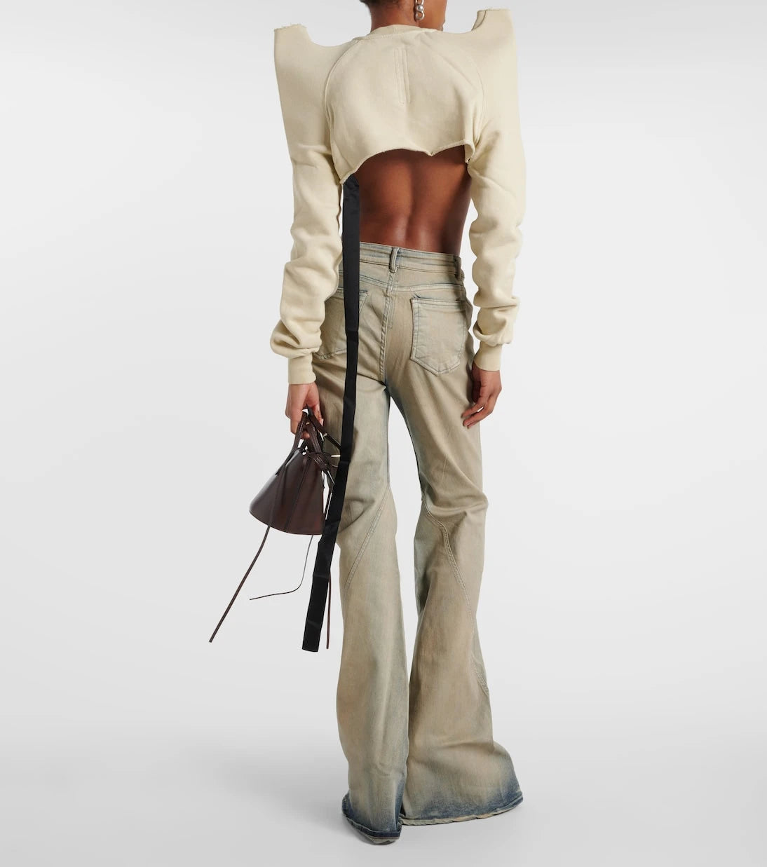 Rick Owens - DRKSHDW mid-rise flared jeans