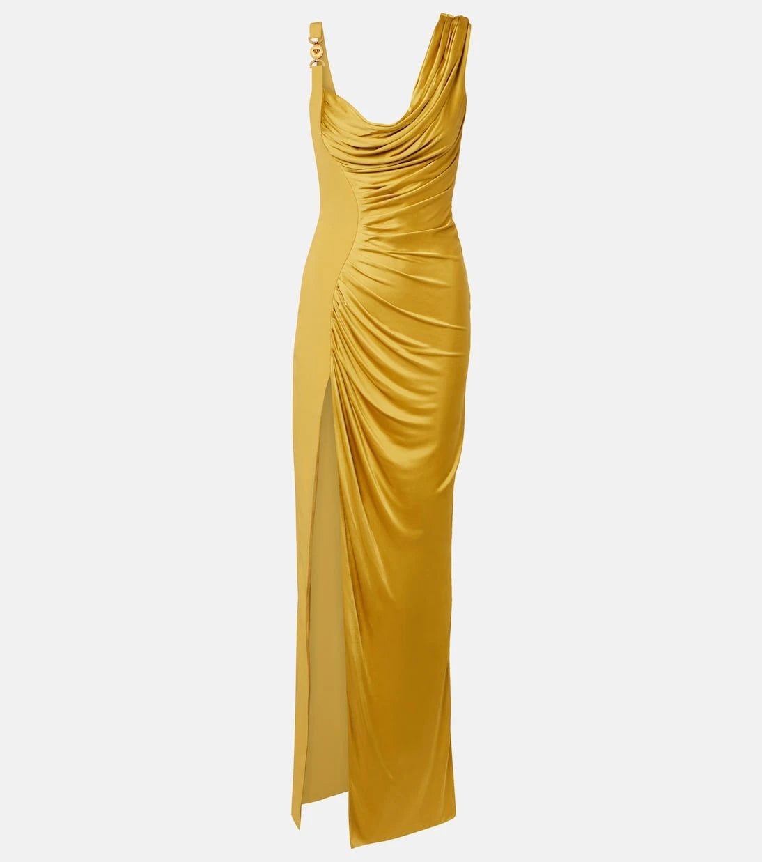 Versace - Medusa '95 draped jersey gown