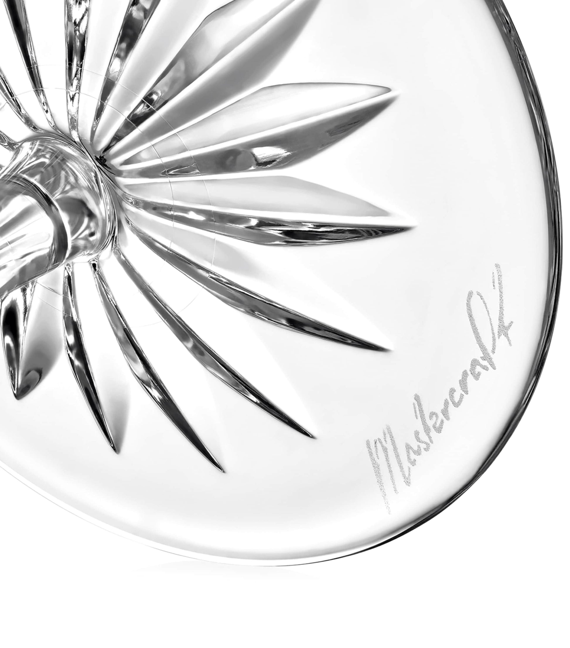 Set of 2 Crystal Copper Coast Flute Glasses