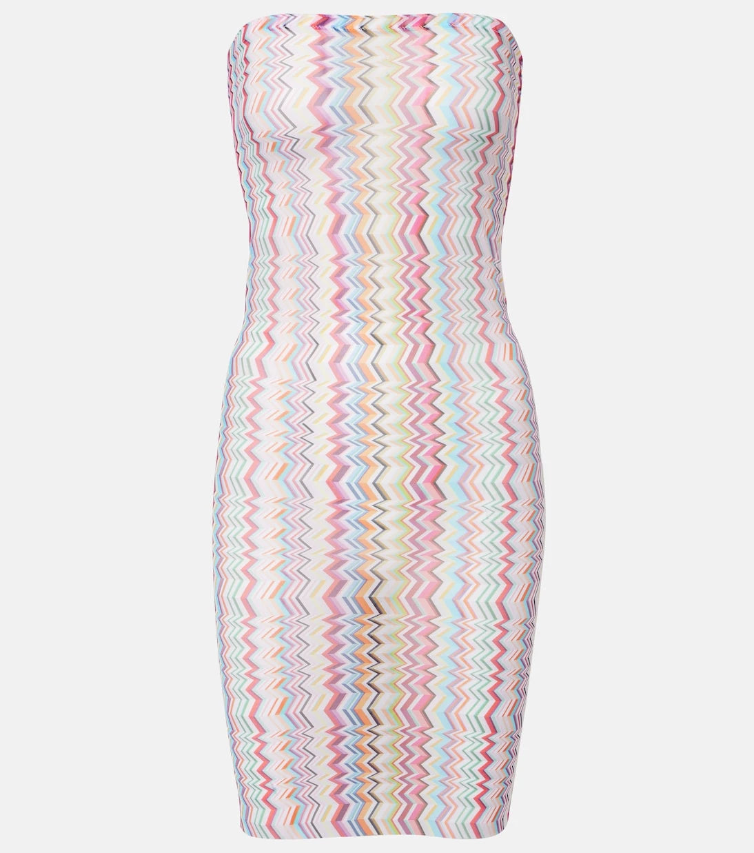 Missoni - Zigzag strapless minidress